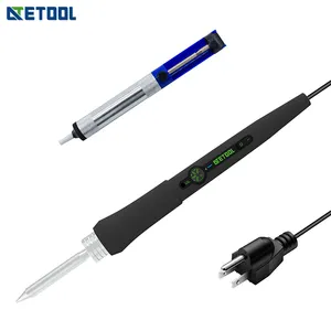 ATETOOL AE 680 soldador electrónico 80W máquina de soldadura 110V 220V 230V herramientas de soldadura DIY para reparación de retrabajo