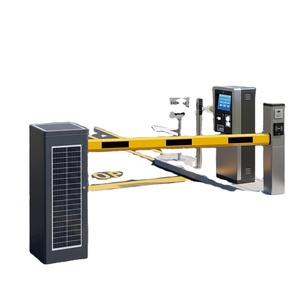 Barrière de contrôle d'accès solaire à télécommande et batterie lithium intégrée, idéale pour le contrôle d'accès des véhicules dans les parkings - Product Image 1