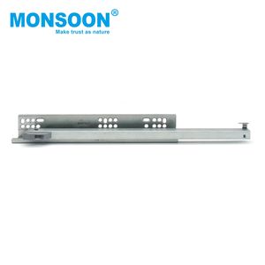 Herrajes para muebles, correderas para cajones de montaje inferior, de acero laminado en frío, con cierre suave, 88 mm de altura, sistema de cajones para gabinetes de cocina - Product Image 2