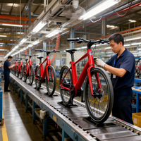 Vélo de ville hybride 700C, cadre en alliage d'aluminium, 10 vitesses, frein à disque, suspension confortable, vélo électrique pour adultes, moteur central, longue autonomie