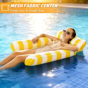 IDEA DE REGALO: Hamaca Inflable de Agua con Logotipo Personalizado, Malla de PVC, Flotador Inflable para Piscina, Flotadores Promocionales para Actividades Acuáticas - Product Image 6