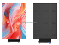 Portable P2.5 Triple Pliant Affiche LED Affichage GOB P1.5 P1.8 Intérieur Ultra-mince Électronique Pliant Affiche Led Écran D'affichage