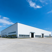 Entrepôt préfabriqué en structure métallique, isolé thermiquement et résistant à la corrosion, atelier métallique personnalisé, bâtiment de stockage