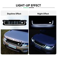 Nouvelle calandre avant modifiée pour Land Rover Range Rover Sport 2014-2017 avec feux de jour LED intégrés