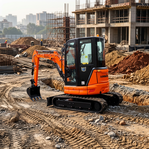 จัดหาโดยตรงจากโรงงาน รถขุดไฮดรอลิกขนาดเล็ก CDM6025 น้ำหนัก 2.65 ตัน รุ่นใหม่เอี่ยม พร้อมรางยาง ขับเคลื่อนด้วยเครื่องยนต์ทรงพลัง - Product Image 1