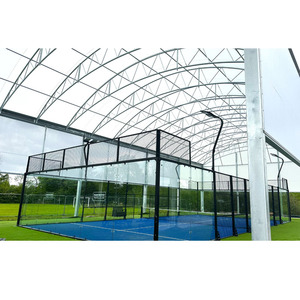 Outdoor Panoramic Paddle Court Price Most Beautiful Padel Courts Manufacturers Sell Single Padel Tennis Court - Product Image 5