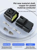 8-Poliger Wasserdichter Automobilstecker mit AMP 174984-2 / 174982-2 für Auto-Sensorsysteme