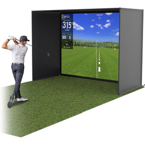 Meilleures ventes d'accessoires de <span class=keywords><strong>golf</strong></span> : Kit de <span class=keywords><strong>filet</strong></span> de simulation de <span class=keywords><strong>golf</strong></span> 10 x 8 pieds avec écran d'impact triple couche de qualité supérieure - Product Image 1