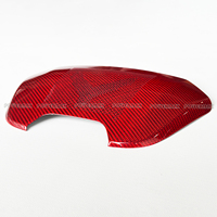 Couverture de haut-parleur arrière central en fibre de carbone pour Corvette C8 Z51 Z06, décoration intérieure de voiture
