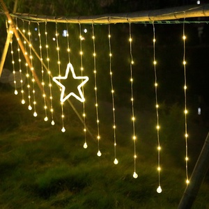3M Năng Lượng Mặt Trời Rèm Ánh Sáng Năng Lượng Mặt Trời Thác Ánh Sáng Lễ Hội Trang Trí Đèn Ngoài Trời Không Thấm Nước Năng Lượng Mặt Trời Ánh Sáng Chuỗi - Product Image 2
