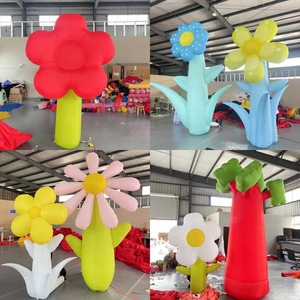 โรงงานโฆษณาโดยตรงดอกไม้สีชมพูพองดอกไม้ประดิษฐ์สําหรับตกแต่งกลางแจ้ง - Product Image 6