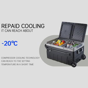 75L/95L New Design Portable Compressor Outdoor Camping <b>Refrigerators</b> 24V Car Fridges Portable Car <b>Refrigerator</b> - Product Image 4