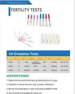 CE Clia renoncé à la grossesse urinaire de IVD rapide approuvé hcg <span class=keywords><strong>LH</strong></span> <span class=keywords><strong>test</strong></span> d'ovulation <span class=keywords><strong>midstream</strong></span> - Product Image 4