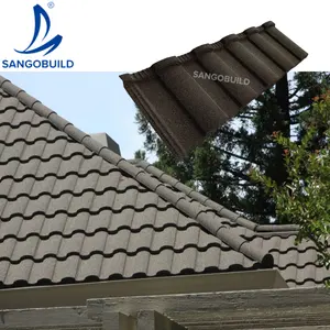 Corrugated Roof Panel Shingle1340*420MM Aluminum Zinc Steel Sheet Harvey Roofing Sheet Stone Coated Metal Roof Tiles