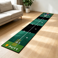 Maßgefertigter Bedruckter TPR-Beschichteter Indoor-Golfteppich Putting Green für Golfclubs