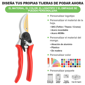 SUNSHINE Ciseaux de taille Bellota à lame longue de haute qualité, ciseaux de jardinage, sécateur pour fruits et fleurs - Product Image 2