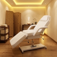 Table de massage hydraulique professionnelle réglable avec base robuste, idéale pour les cliniques de médecine esthétique et les salons de beauté