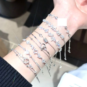 Hilo Para Pulceras New Fashion Fine Luxury Jewelry 925 Sterling <b>Silver</b> <b>Charm</b> <b>Bracelet</b> for Women Pulseras De Venezuela - Product Image 1