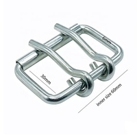 Vente en gros de boucle de remplacement pour chien à deux broches en acier inoxydable 304