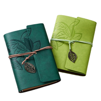Carnet de notes personnalisé A6 en cuir rigide, journal à feuilles mobiles, planificateur
