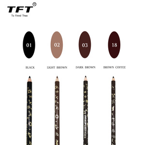 Delineador de cejas suave, resistente al agua, 4 colores, venta al por mayor, OEM - Product Image 1