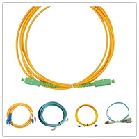 Kabel Patch Fiber Hongan OEM/ODM SC/UPC SC/APC 9/125 G652D G657A1 OM1 OM3 SM LSZH PVC Single Mode Jumper Cable FTTX Garansi 2 Tahun