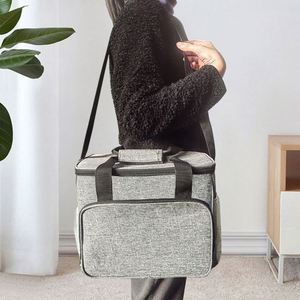 กระเป๋าเก็บความเย็นแบบพกพาสำหรับอาหาร  OEM ODM  รับผลิตตามแบบ  พร้อมพิมพ์ลาย  ใช้ซ้ำได้ เหมาะสำหรับปิกนิกชายหาดและการเก็บรักษาอาหาร - Product Image 1