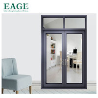Nouvelle conception, porte en verre pivotante à 180 degrés entièrement ouverte en alliage d'aluminium, double vitrage trempé, sécurité, taille personnalisée, marque allemande