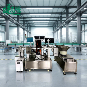 Machine de marquage laser automatique pour flacons BMG |   Graveur laser à fibre pour bouteilles en verre (intérieur/extérieur) de type banc de laboratoire |   Lecteur de codes-barres 2D Data Matrix - Product Image 1