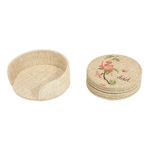 Classic Eco-Friendly <strong>Coaster</strong> Sublimation Blank Burlap Square Round Linen <strong>Coaster</strong> <strong>Table</strong> Cup <strong>Coaster</strong> - Product Image 4