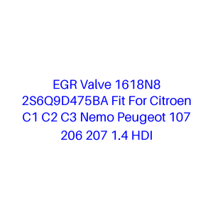 Valvola EGR 1618N8 2S6Q9D475BA compatibile con Citroen <span class=keywords><strong>C1</strong></span> C2 C3 Nemo Peugeot <span class=keywords><strong>107</strong></span> 206 207 1.4 HDI - Product Image 1