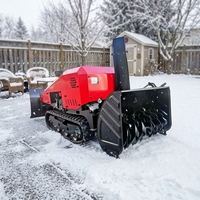 Robot souffleur de neige électrique télécommandé, alimenté par batterie, sur chenilles, pour le déneigement des routes, des maisons et des espaces commerciaux