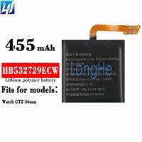 Baterai Oem HB532729ECW 455mAh 46MM untuk Huawei Watch GT2 GT 2 Smartwatch 46MM