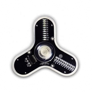 Kit Electrónico DIY para Fabricación de Fidget Spinner LED RG550, Giroscopio Luminoso de 3 Aspas, Kit de Soldadura de Piezas DIY para Entrenamiento Electrónico - Product Image 5