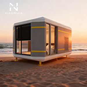 Роскошный мобильный мини-дом, сборный, разборный, в стиле космической капсулы, спальный модуль, кабина-кровать, стальной, современный, сборный капсульный дом - Product Image 3