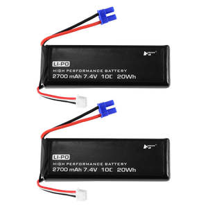 2S1P <span class=keywords><strong>903475</strong></span> 7534100 리튬 이온 리포 배터리 팩 7.4V 2700mAh 20C 드론 RC 모델 배터리 20Wh 소비자용 리튬 이온 전원 배터리 - Product Image 2