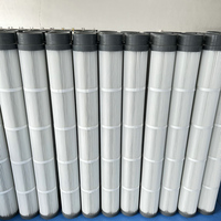 Élément filtrant anti-poussière pour silo à ciment, filtre à air industriel cyclonique à impulsions en polyester