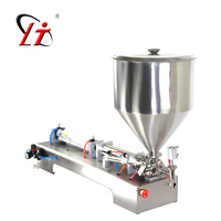 Machine de remplissage G1WG à tête unique pour sirops épais, miel, huiles essentielles, shampoings, crèmes, lotions, eaux, liquides, laits et pâtes en bouteilles