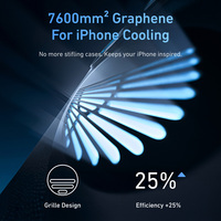 Kit de poignée TELESIN Master Grip pour iPhone 17 Pro/Max – Poignée de jeu écologique pour téléphone/appareil photo avec batterie 3200 mAh et chargement sans fil
