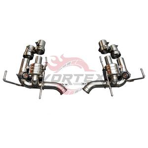 Échappement arrière à soupapes en acier inoxydable Vortex pour Ferrari FF 6.3L V12 2011-2016, embouts dorés, son agressif télécommandé - Product Image 2