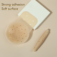 Cache-tétons en silicone respirants, adhésifs et imperméables en forme de rouleau pour tenues hijab, vente en gros, OEM, personnalisables pour femmes