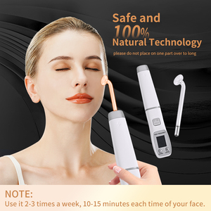 Uso en el hogar <span class=keywords><strong>SPA</strong></span> 7 EN 1 Galvánico Naranja Azul Violeta Antienvejecimiento Terapia DE LA PIEL Cuidado Facial Máquina de varita de alta frecuencia - Product Image 2