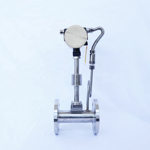 OEM <span class=keywords><strong>Vortex</strong></span> flowmeter untuk Gas 5-65m/s EX tipe IP65 aliran Meter SS304 300 derajat Celcius 24V - Product Image 4