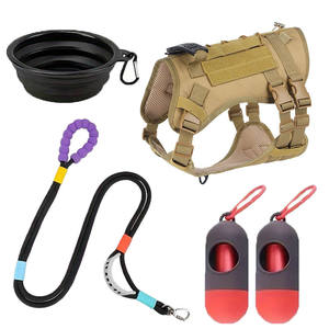 Large Pet Towing Rope Outdoor Towing <b>Harness</b> Explosion Proof Punching Handle Chest <b>Harness</b> <b>Adjustable</b> Mesh Size - Product Image 6