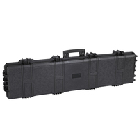 Assez long pistolet étui rigide boîte étui à pistolet avec positions de verrouillage TSA trou lumière presonus moniteur haut-parleur étui rigide benchmade