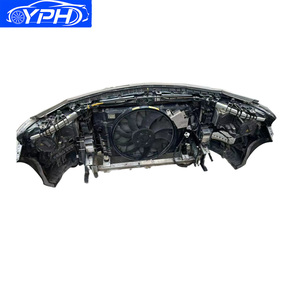 Ensemble de pare-chocs avant pour <span class=keywords><strong>Mercedes</strong></span>-Benz GLA45 <span class=keywords><strong>AMG</strong></span> 117 avec phares à LED Grilles de lèvre avant et radiateur - Product Image 4