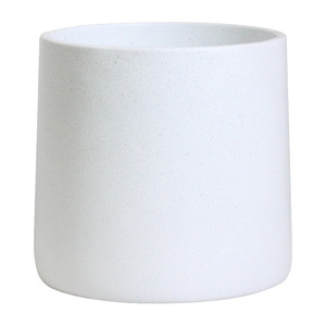 Pot de fleurs <span class=keywords><strong>en</strong></span> ciment mat lisse minimaliste moderne, pot architectural <span class=keywords><strong>en</strong></span> béton blanc cassé de style nordique, <span class=keywords><strong>grand</strong></span> modèle sur pied - Product Image 4