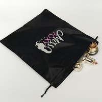 YCX luxe Logo personnalisé bijoux cordon Satin soie pochette Satin doublure Satin parfum fête cadeau sacs à cheveux