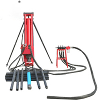 Machine de forage de puits de 15 m 20 m, petite, entièrement pneumatique, pour le forage de roches dures, machine de forage minière