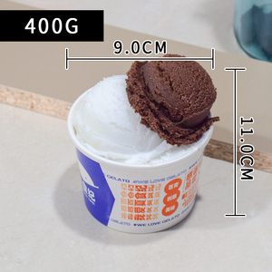 Factory Wholesale Simulation Ice Cream Ball Fake Model Dessert Shop Bar Display 3D Ice Cream Ball DIY - Product Image 4